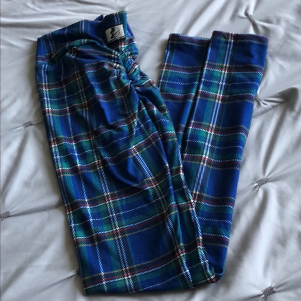 Blue plaid celestial Bodiez